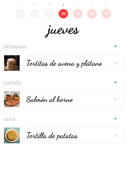 planifica tus comidas en segundos
