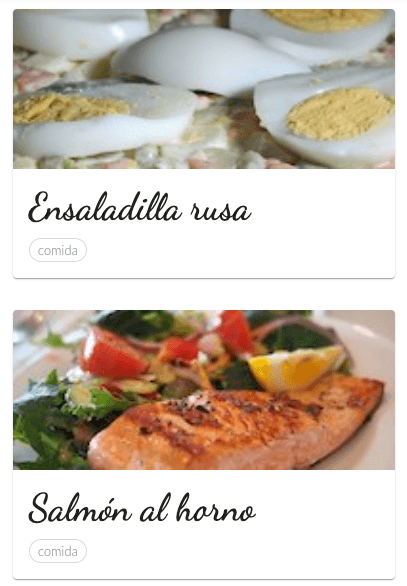 accede a cientos de recetas